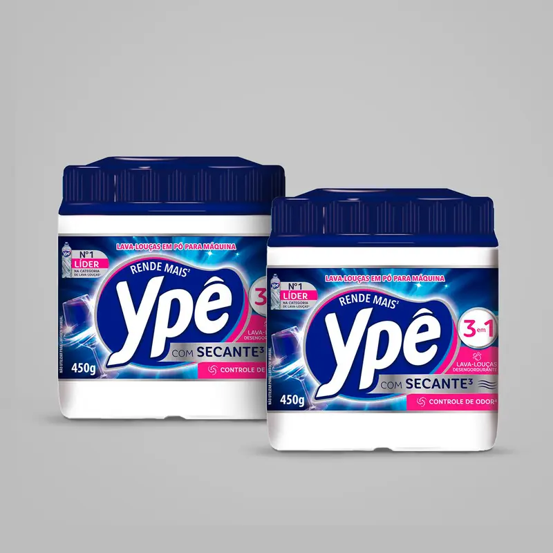 Ypê Powder Dishwasher Detergent, Pack of 2