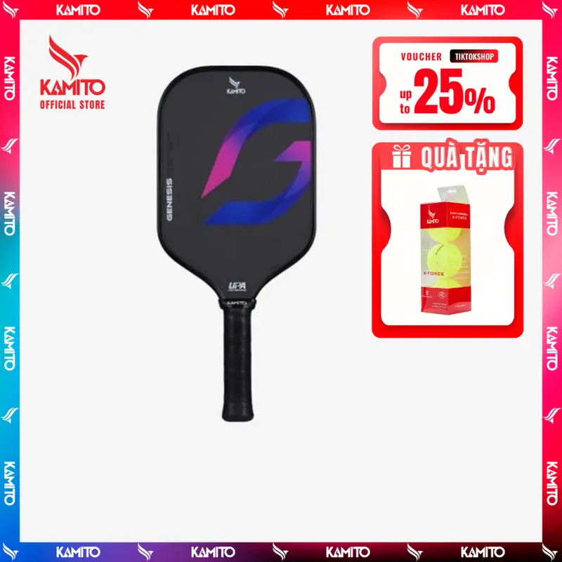 Vợt Pickleball Kamito Genesis x Lê Xuân Đức, Vợt Pickerball Kamito