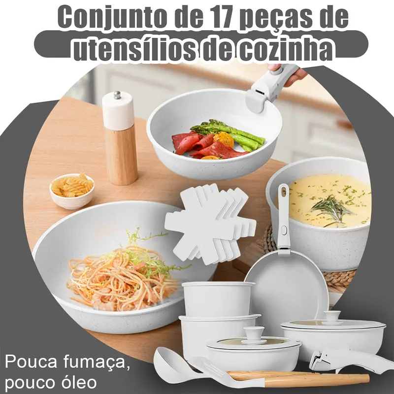 Cookware with Removable Handles for Small Kitchens