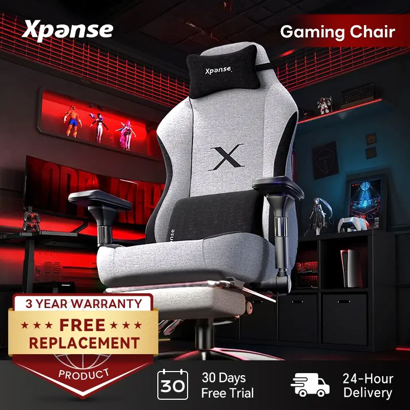 【Ice Cool】Kursi Gaming dan Kantor Ergonomis Xpanse Xnova dengan Sandaran Kaki