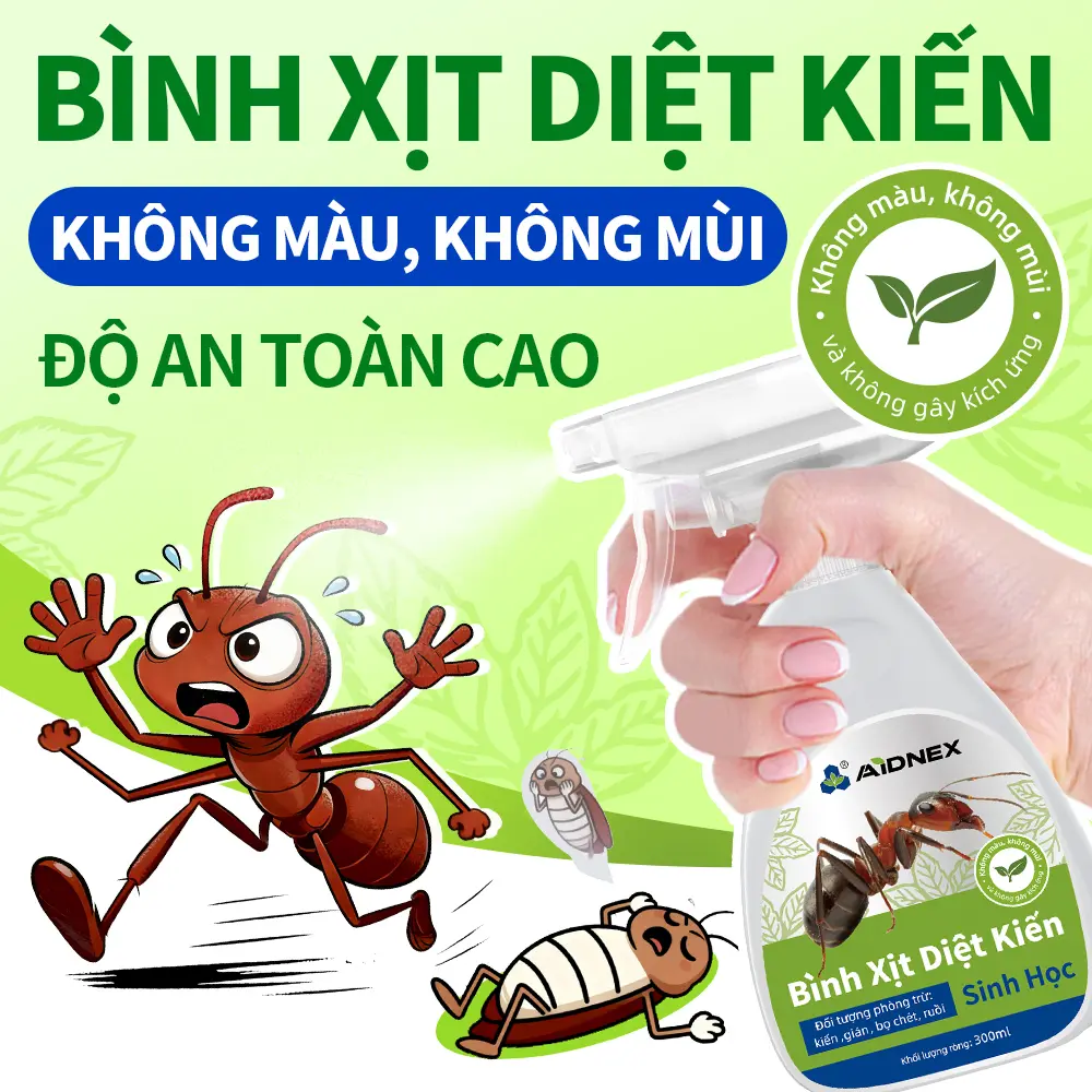 Spray anti-fourmis biologique 300 ml, incolore et sans odeur, non irritant, contre les fourmis, cafards, mouches et puces
