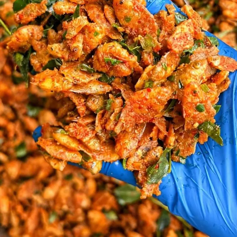 BABY FISH サクサク小魚スナック 100g／ペペテック・ティラピアのクリスピー小魚／ボトル入り／Sultan Bandung