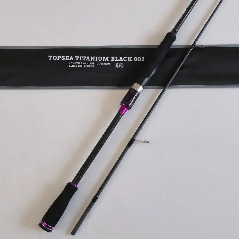 Cần câu hồ, câu kelong TOPSEA Titanium Series bằng carbon rỗng