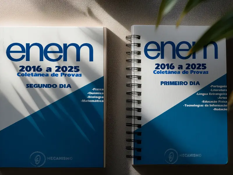 Apostila ENEM 2016-2025: 10 Anos de Provas e Gabaritos Completos - Preparação Total para o ENEM