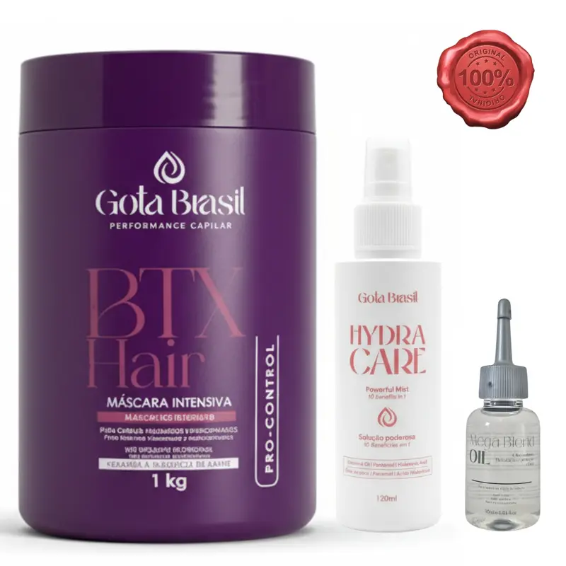 BTX Capilar Orgânico 有机配方去蓬松护发产品，1 kg，不刺痛、不含甲醛
