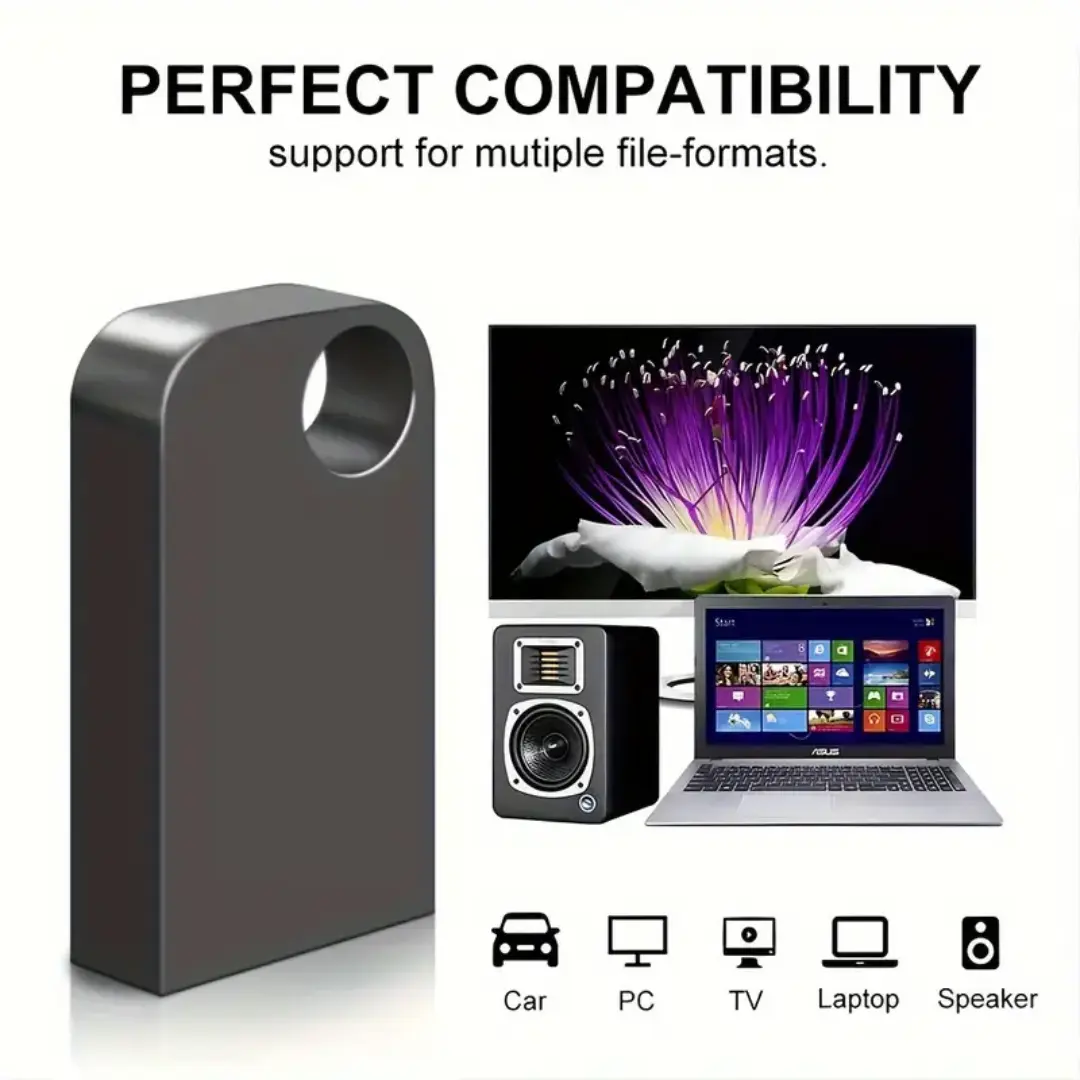 USB nghe nhạc NB1200 & JW 2000 dung lượng 8GB, cổng kép Type-C và OTG, tương thích Android và iOS, dùng cho điện thoại, máy tính, học tập và văn phòng, ra mắt năm 2025