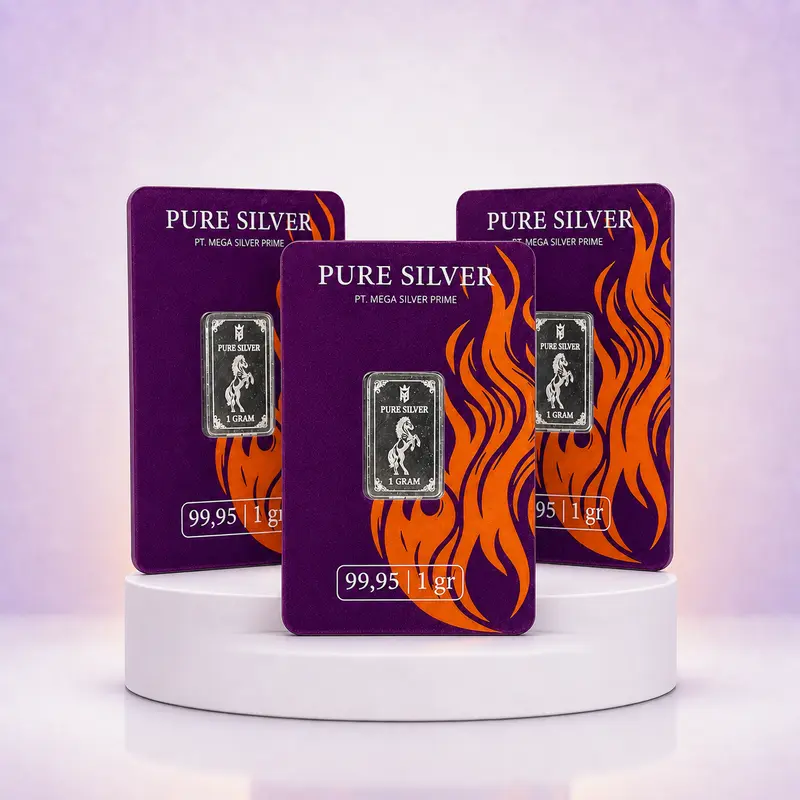 PURE SILVER Perak Murni 99,95% | 1 Gram Bundling - 250 Gram | Best Seller