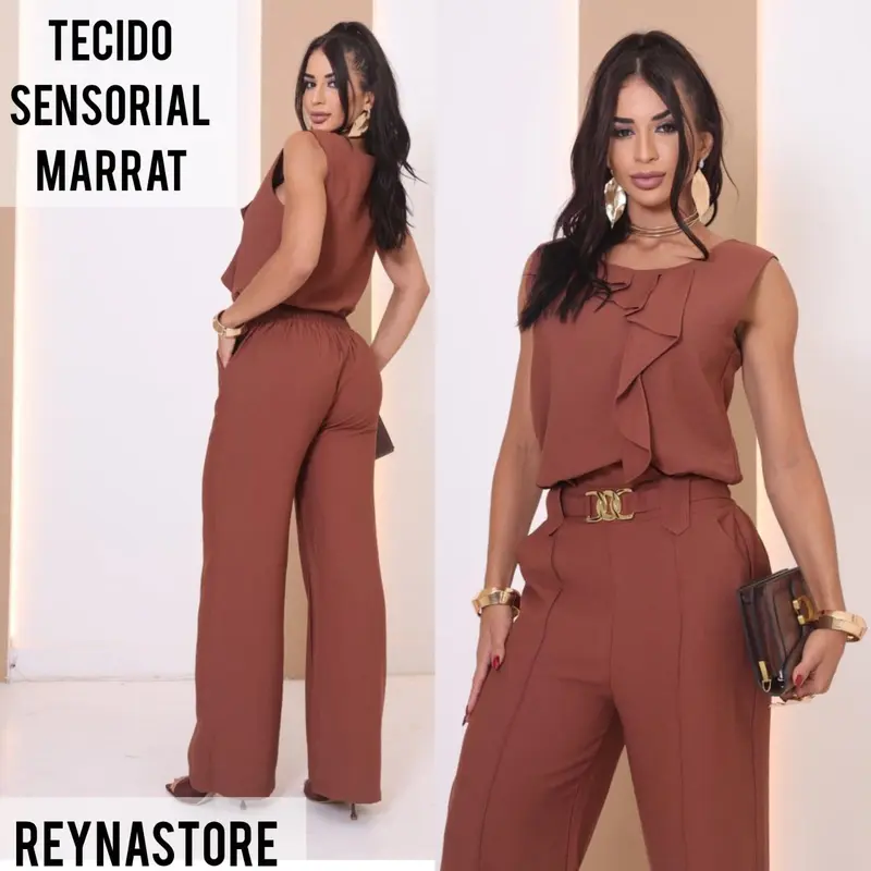Women’s Elegant Tailored Set in Marrant Sensory Fabric