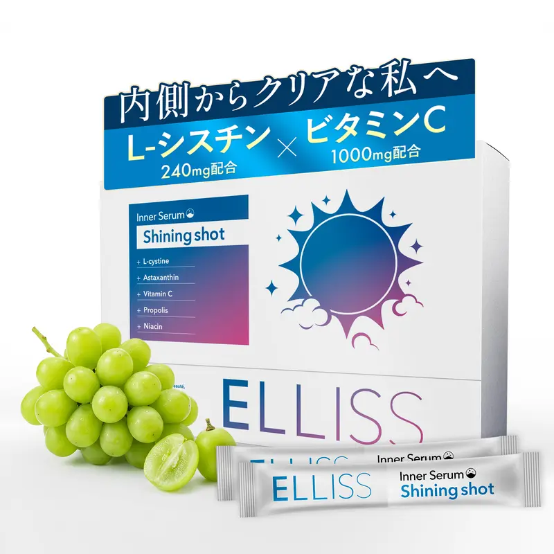 ELLISS Shining Shot, Shine Muscat Flavor, 30 Sachets
