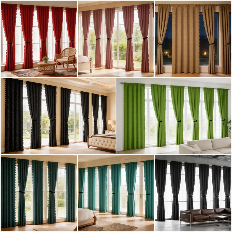 Hot Plain Curtains Auspicious Clouds Fashion Flower Leaf Curtain European Castle Style Gold Red Green Purple Blue Pink Kurtina Sale for Window Door Room Home Decoration No Ring 1PC 85x190cm Household Textiles COD