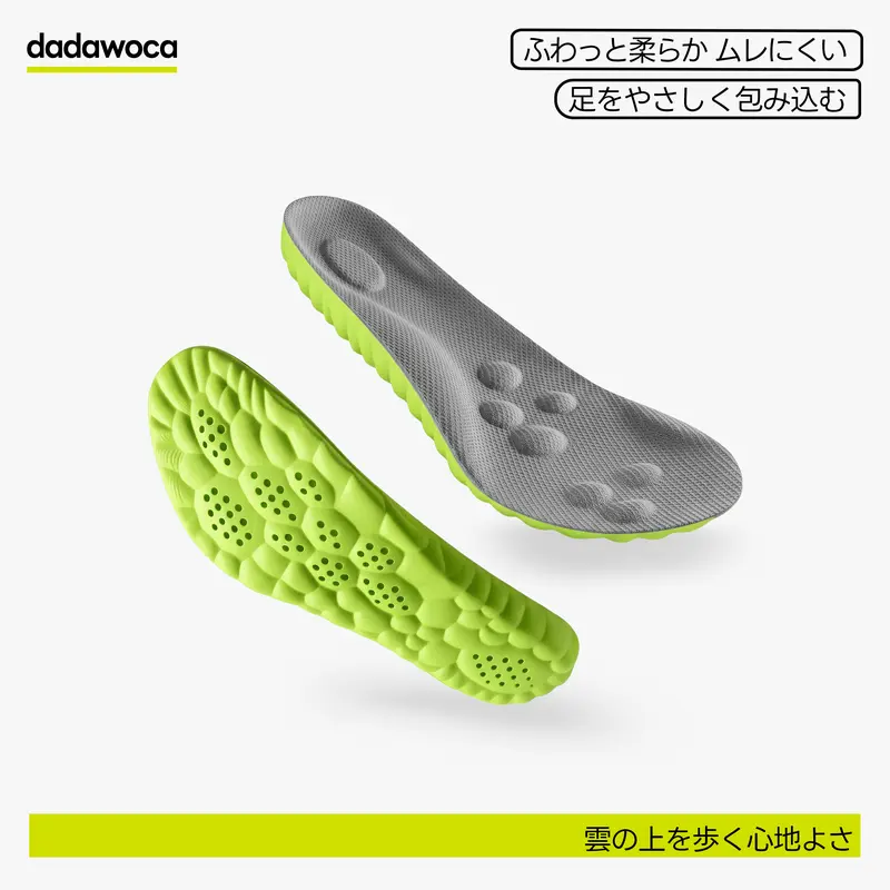 dadawoca Unisex Shock-Absorbing Breathable Insoles for Standing Work and Sports