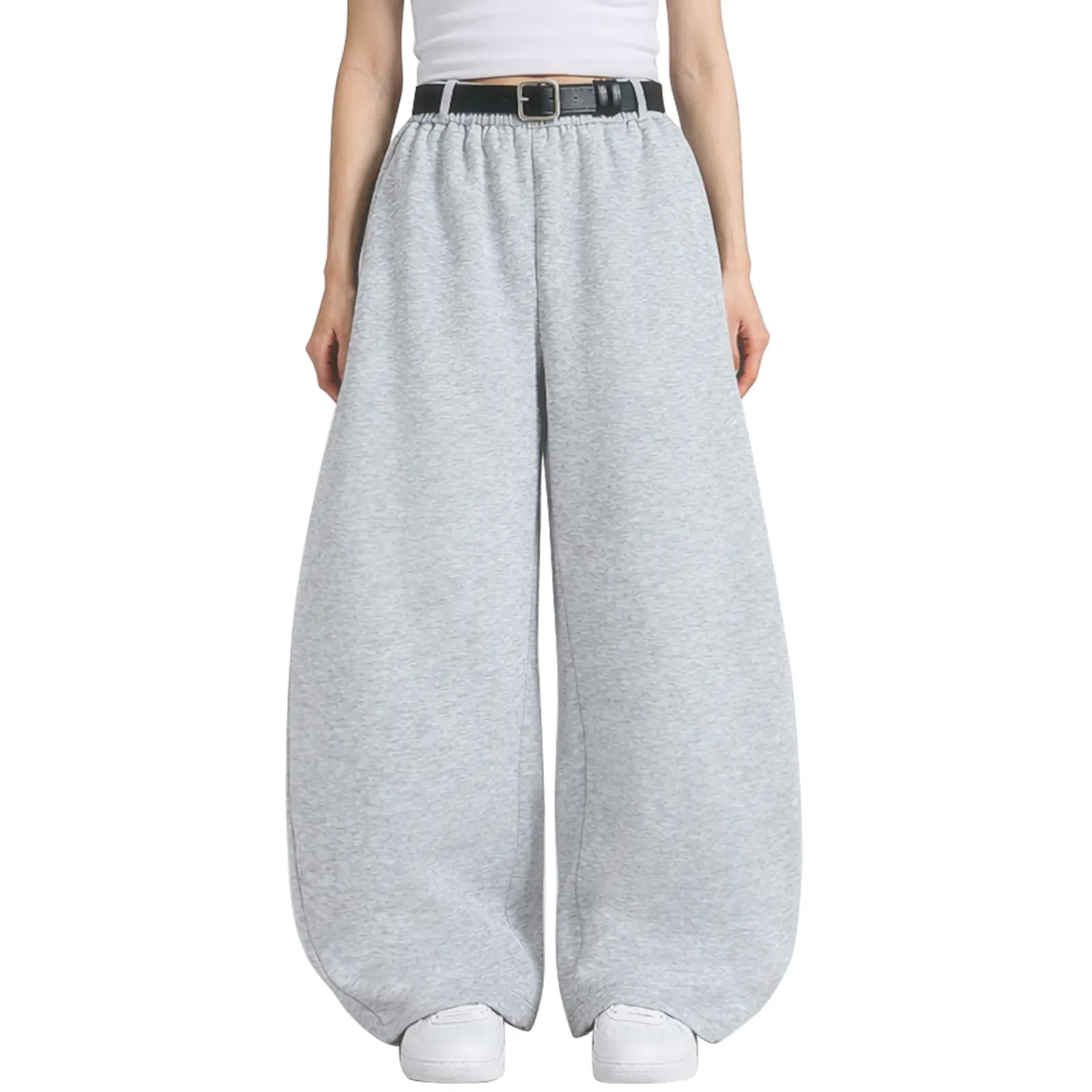DNZZS Balloon Sweatpants for Men and Women, Cotton Loose Wide-Leg Casual Pants, All-Season Outdoor Wear, Spring/Summer/Autumn, LT-MP016