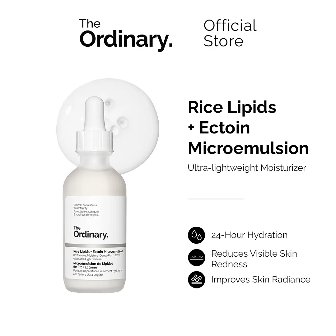 The Ordinary Rice Lipids + Ectoin微乳液60mL/120mL｜敏感肌舒缓保湿霜