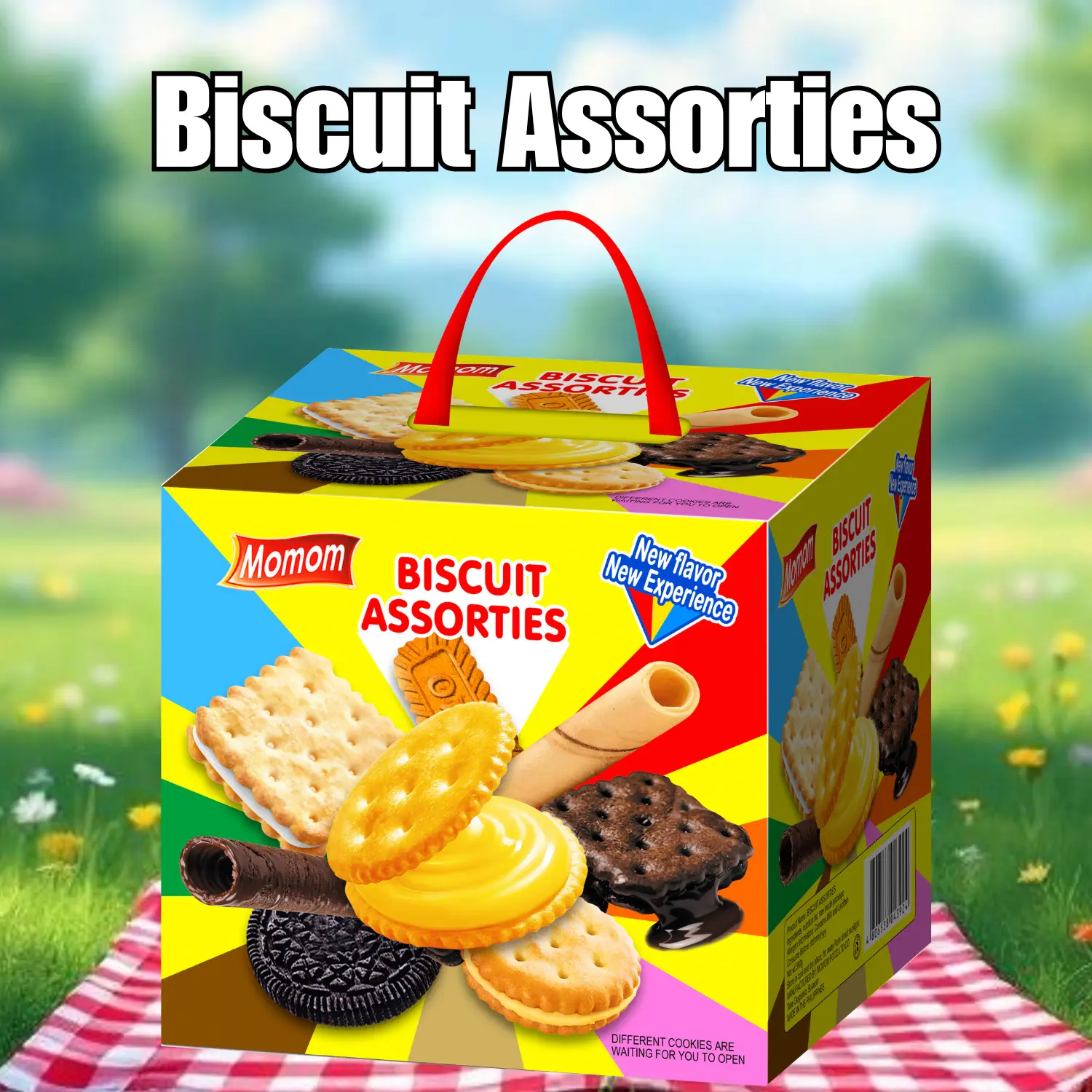 B1T1 Biscuit Assorties什锦酥脆饼干，多口味组合装，适合零食、分享与送礼，300g