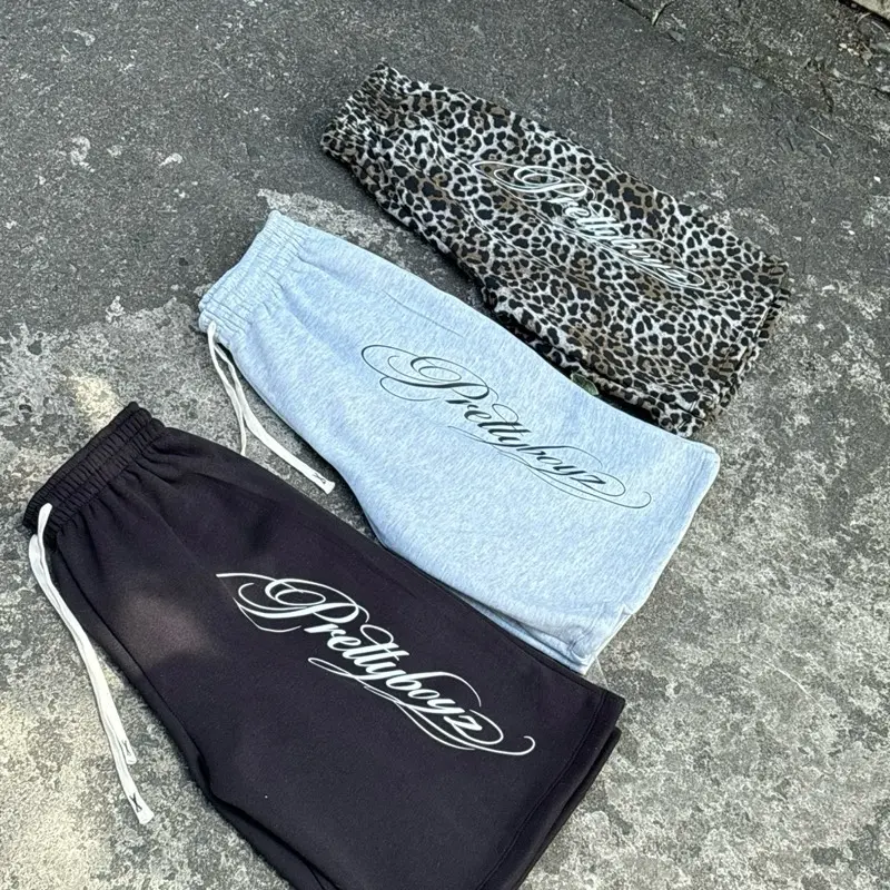 Shorts holgados grises Pretty Boyz de algodón y tejido brass, cintura 25-40, largo de 23 pulgadas, cómodos para uso diario