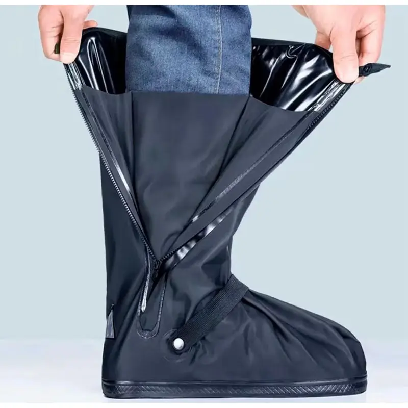 Waterproof Non-Slip Protective Shoe Covers for Motorcycling