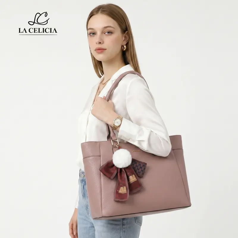 2026 Upgraded Large Women's Work Tote Bag for 15.6-Inch Laptop, Model 21803