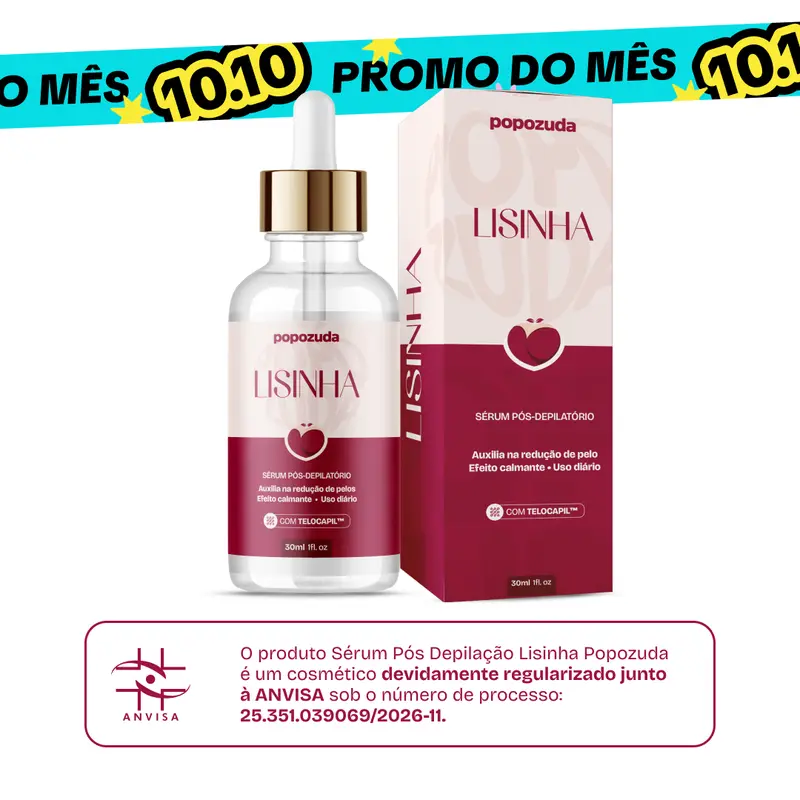 Popozuda Lisinha Redutor de Pelos Corporais com Telocapil