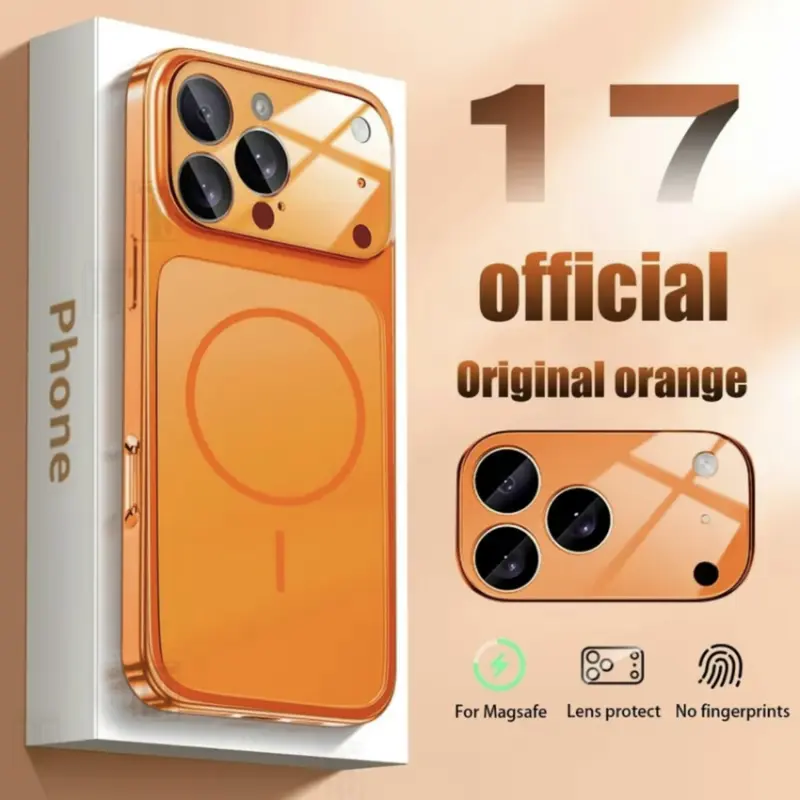 iPhone 17／17 Pro Max・iPhone 11／12／13／14／15／16 Pro Max対応 シンプルなマグネット式スマホケース｜落下・衝撃から保護、17インチ仕様