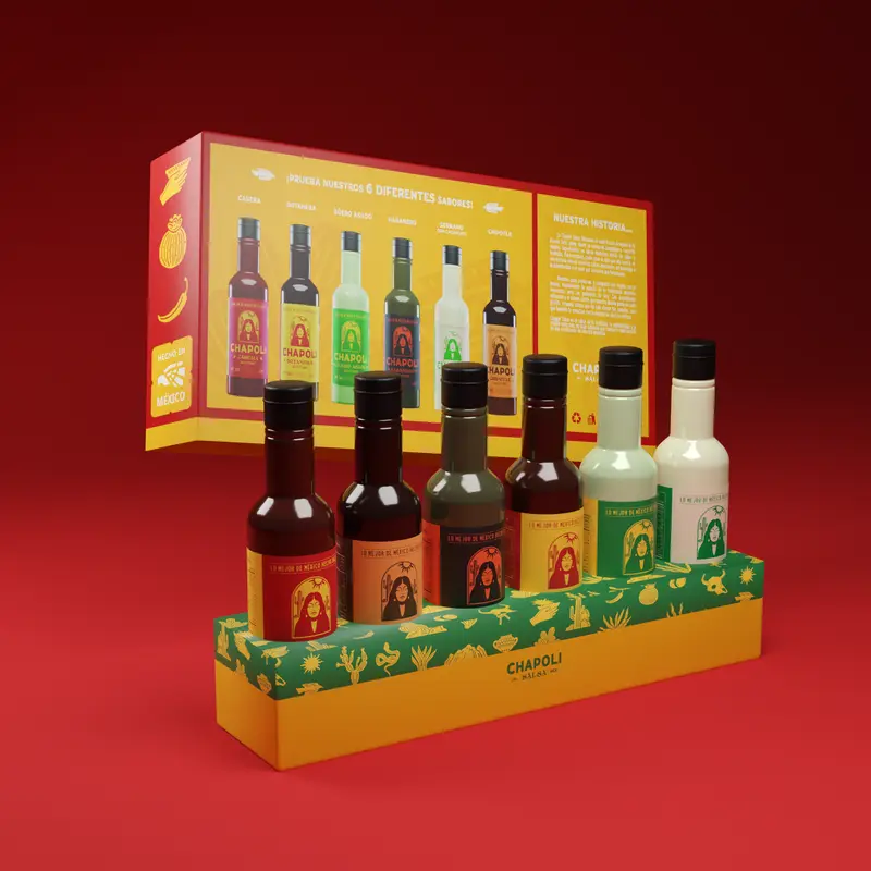 Chapoli Mix of 6 Mexican Sauces, 6 Flavours