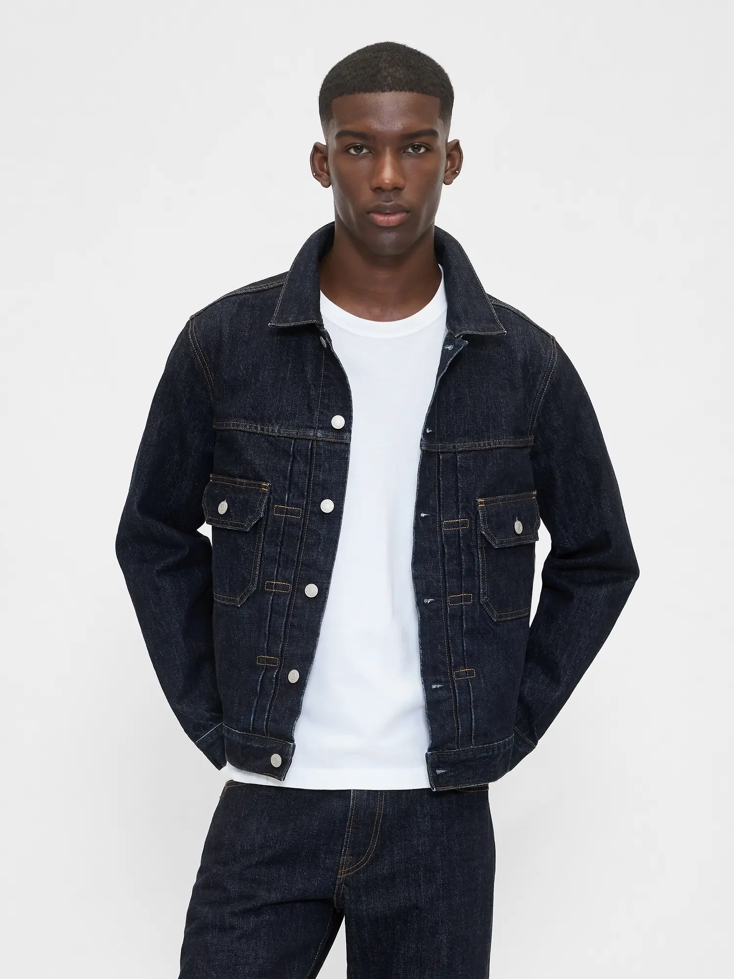 Gap officiel – veste en jean épais pour homme, modèle 804527