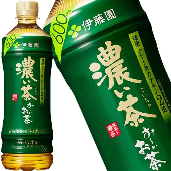 Ito En Oi Ocha Koicha Grüntee mit Catechinen, 600-ml-PET-Flaschen × 24, im Angebot – Tee, 500-ml-PET-Flasche, Lebensmittel mit Funktionsangabe