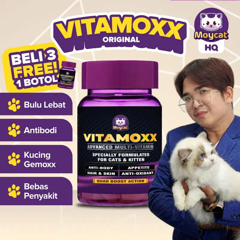 VITAMOXX Vitamin Kucing Cat Multivitamin