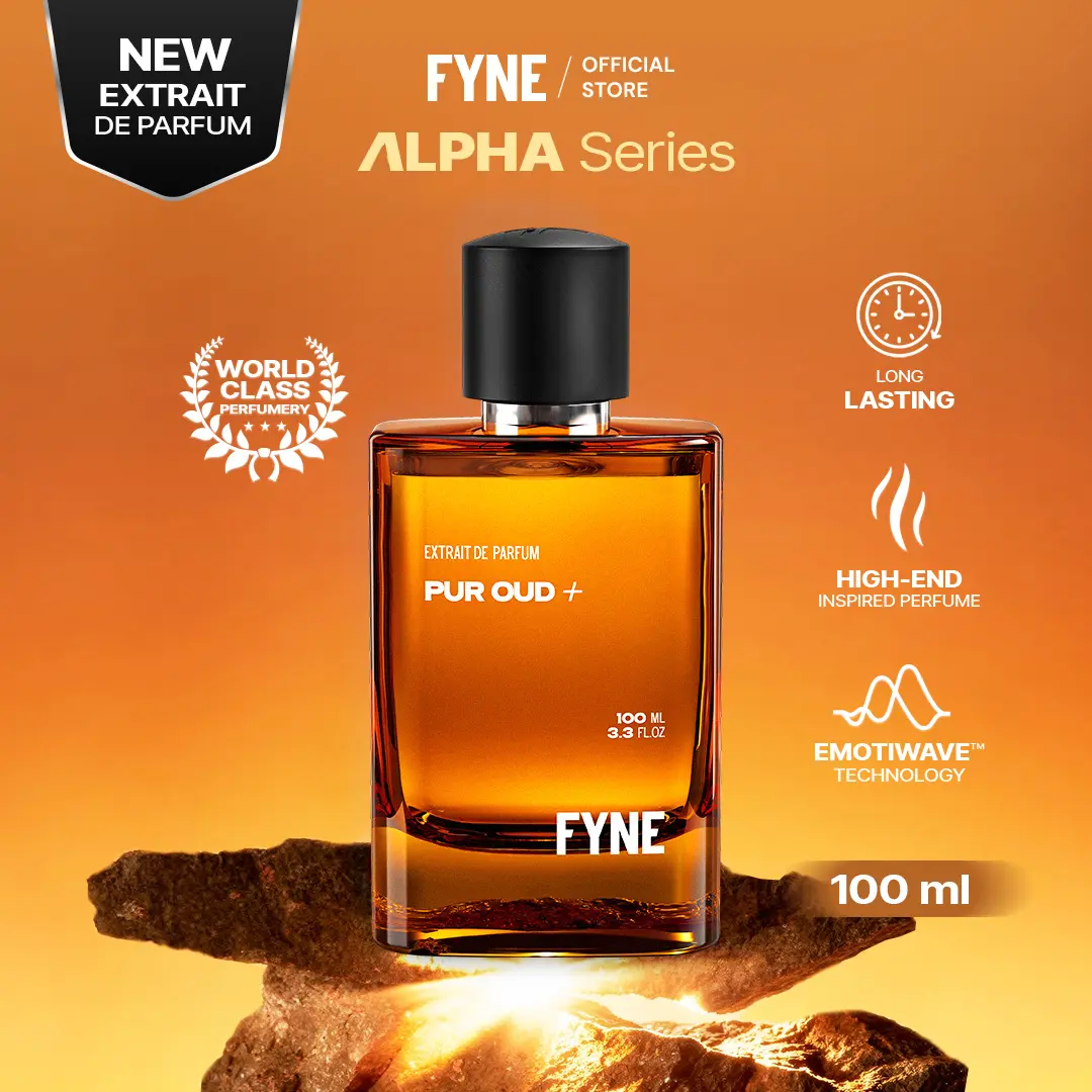 FYNE [Nº 1 em vendas de parfum] Pur Oud Extrait de Parfum 100 ml | Perfume masculino luxuoso e elegante, aroma de oud sofisticado, fragrância masculina marcante, perfume para homem adulto, assinatura de cavalheiro, ideal para eventos formais, jantar e ocasiões especiais