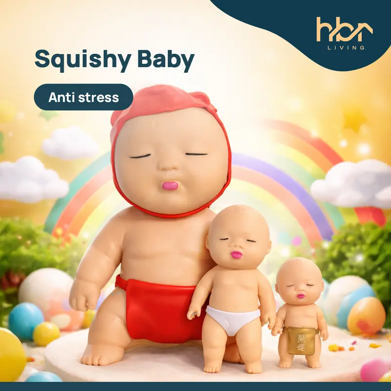 Jouet antistress Squishy Baby rempli de sable – HBRC-001