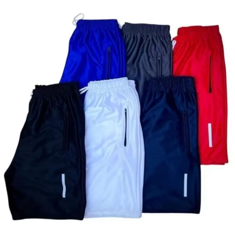 Kit 5 Bermuda/Shorts Masculino Shorts Chimpa Liso - Do P ao GG.