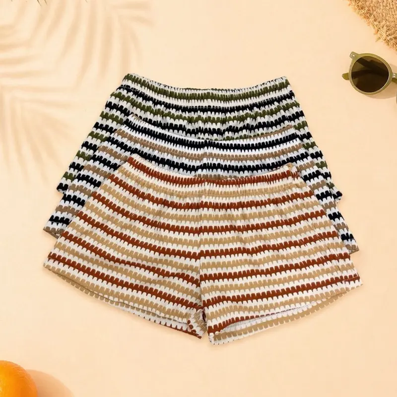 BYMIKI PAMBAHAY SHORTS STRETCHABLE FABRIC MID WAIST COMFY SHORTS