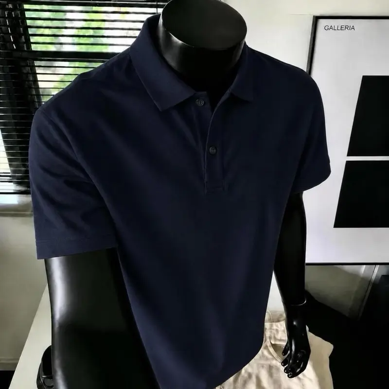 Taka Fashion Áo Polo Nam Trơn Vải Thun Thiết Kế Độc Đáo Phong Cách Hiện Đại Cho Nam Giới