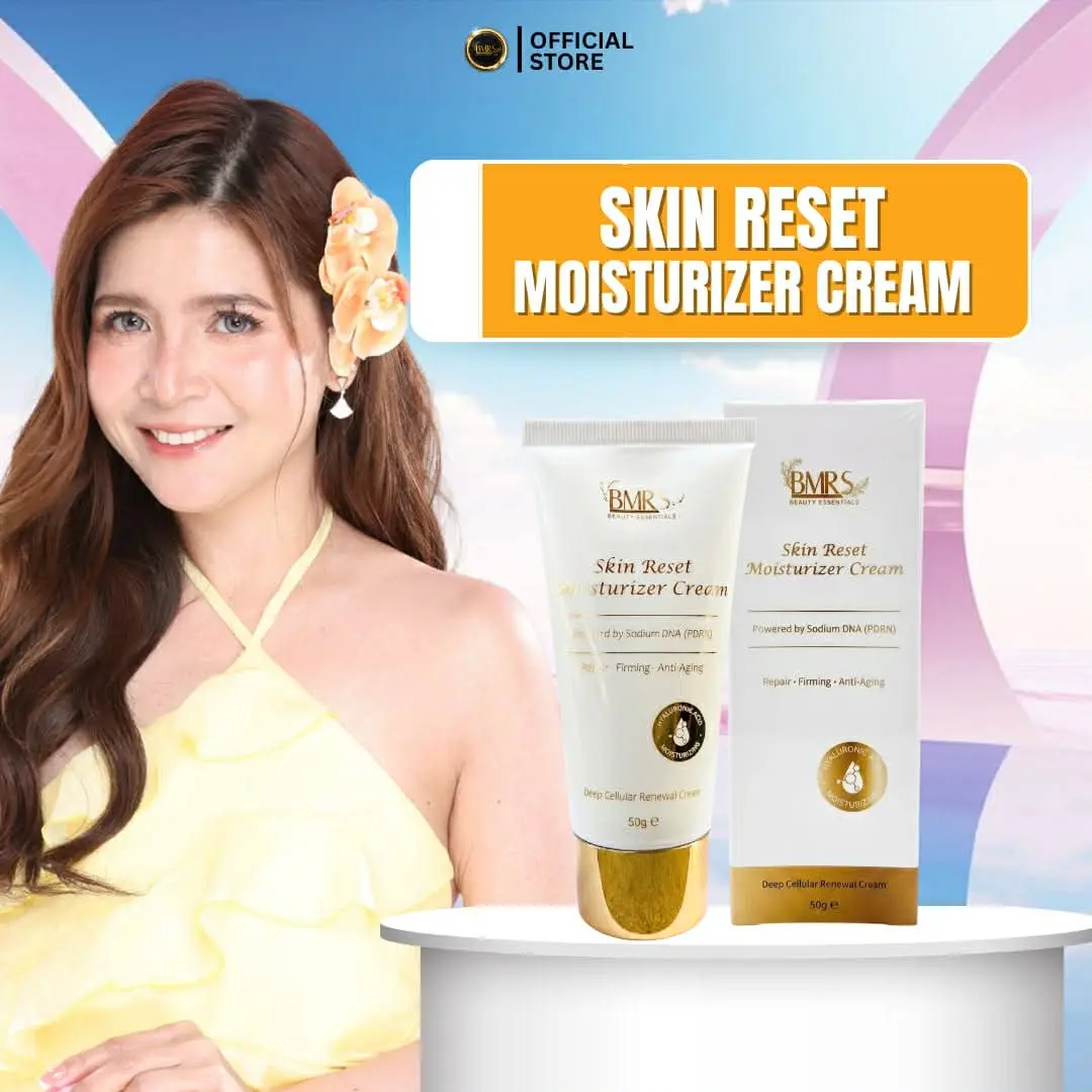 Creme Hidratante BMRS Skin Reset PDRN para Reparação, Firmeza e Antienvelhecimento da Pele