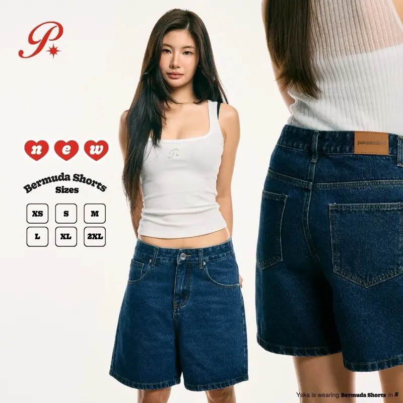 Paradoxical Bermuda Denim Mom Shorts (New Fit)