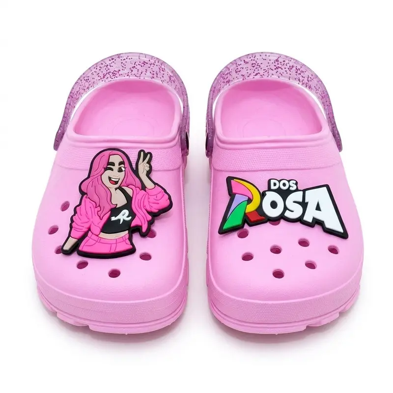 DOS ROSA Girls’ Soft, Washable, Non-Slip Clog Sandals, Sizes 19–40