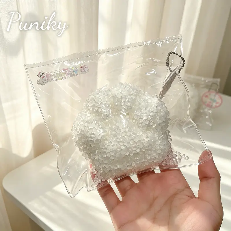 Slow-Rebound Silicone Stress-Relief Squishy, Rice-Grain Paw or Bread Design