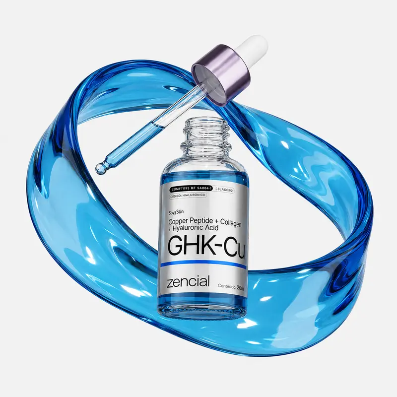 Zencial Envy Skin GHK-CU - Sérum com Peptídeos de Cobre, Colágeno e Ácido Hialurônico, 30 ml