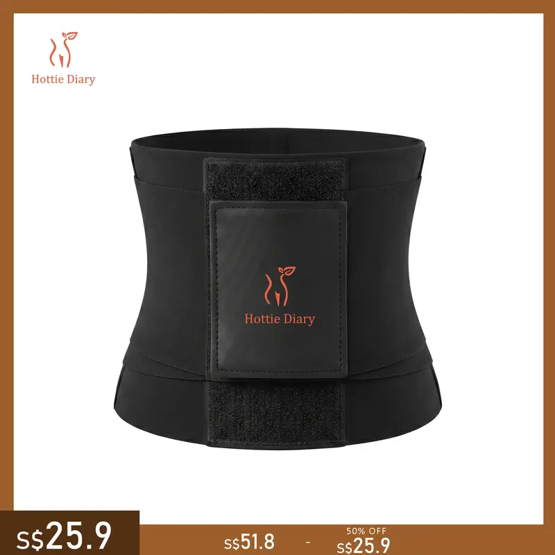 [Hottie Diary] Women’s Double-Layer Waist Trainer Shapewear Belt, Adjustable Stretch Waist Shaper Corset for Gym, Workout, Running and Daily Wear, Also Suitable for Men, Women’s Lingerie, Body Shaper, Corset Belt