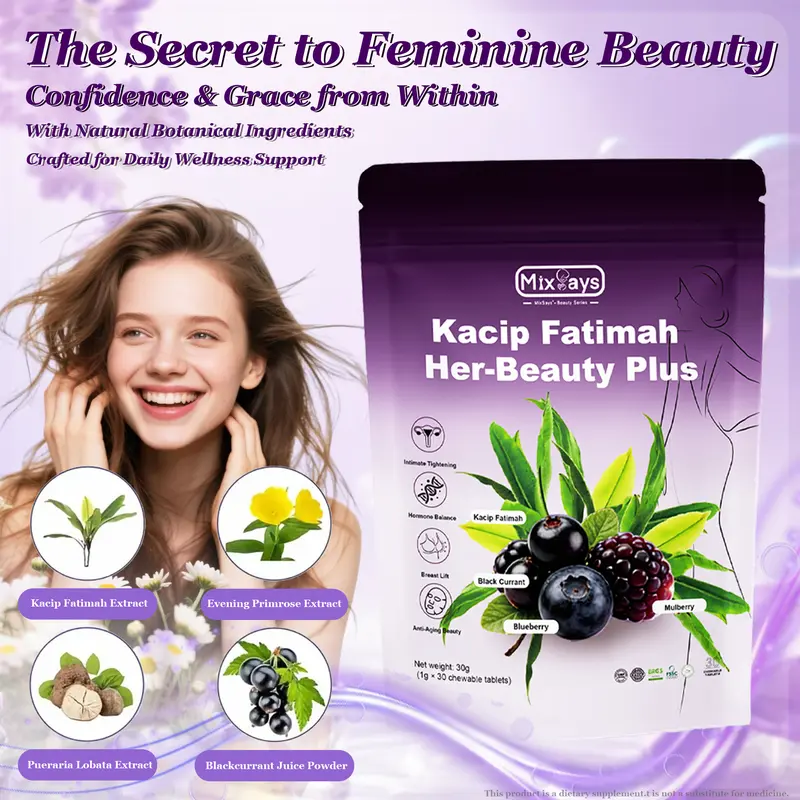 【MixSays】Kacip Fatimah, Malaysia's national treasure plant! Natural plant extracts—focusing on women's attractiveness—Her-Beauty Plus!