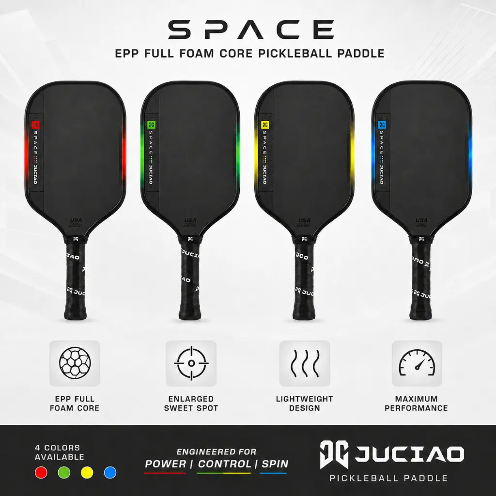 JUCIAO Space GEN5 Series With EPP Foam Core, Lightweight Textured Surface for Spin, Control and Power