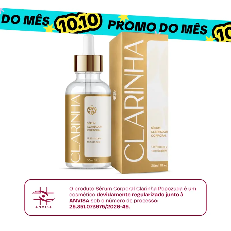 Popozuda Sérum Corporal com Niacinamida e Ácido Tranexâmico 30ml