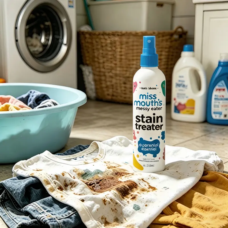 miss mouths Stain Remover for Limescale, Mold, Sauces and Tough Stains on Clothes and Household Surfaces