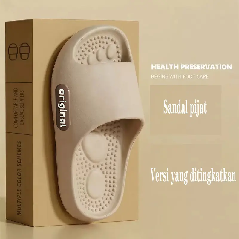 Women's Soft Cushioned Non-Slip EVA Slide Sandals, Korean Style