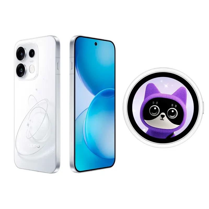 OPPO Reno16 Pro 5G 8GB + 256GB Blanco Cósmico, + OPPO Bubble Badge Dígital, Pantalla AMOLED 144Hz, Cámara Selfie Ultra Gran Angular 50MP, Batería 6700mAh + Carga Rápida 80W SUPERVOOC, Dual SIM