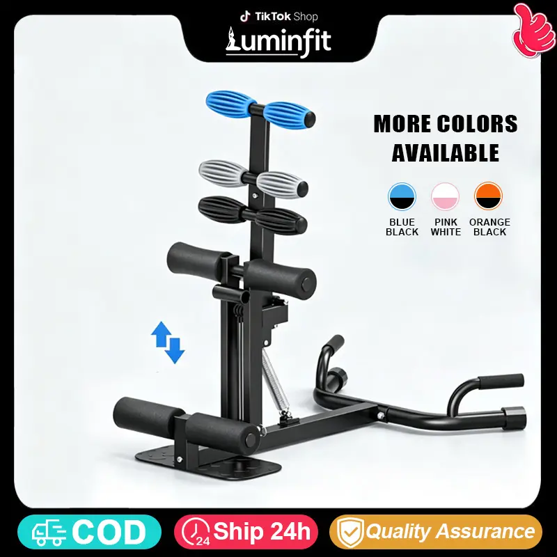 Máy tập squat đa năng cho phòng tập tại nhà, tập bụng, tăng cường cơ mông, đùi và lưng, có chỗ đặt chân điều chỉnh được