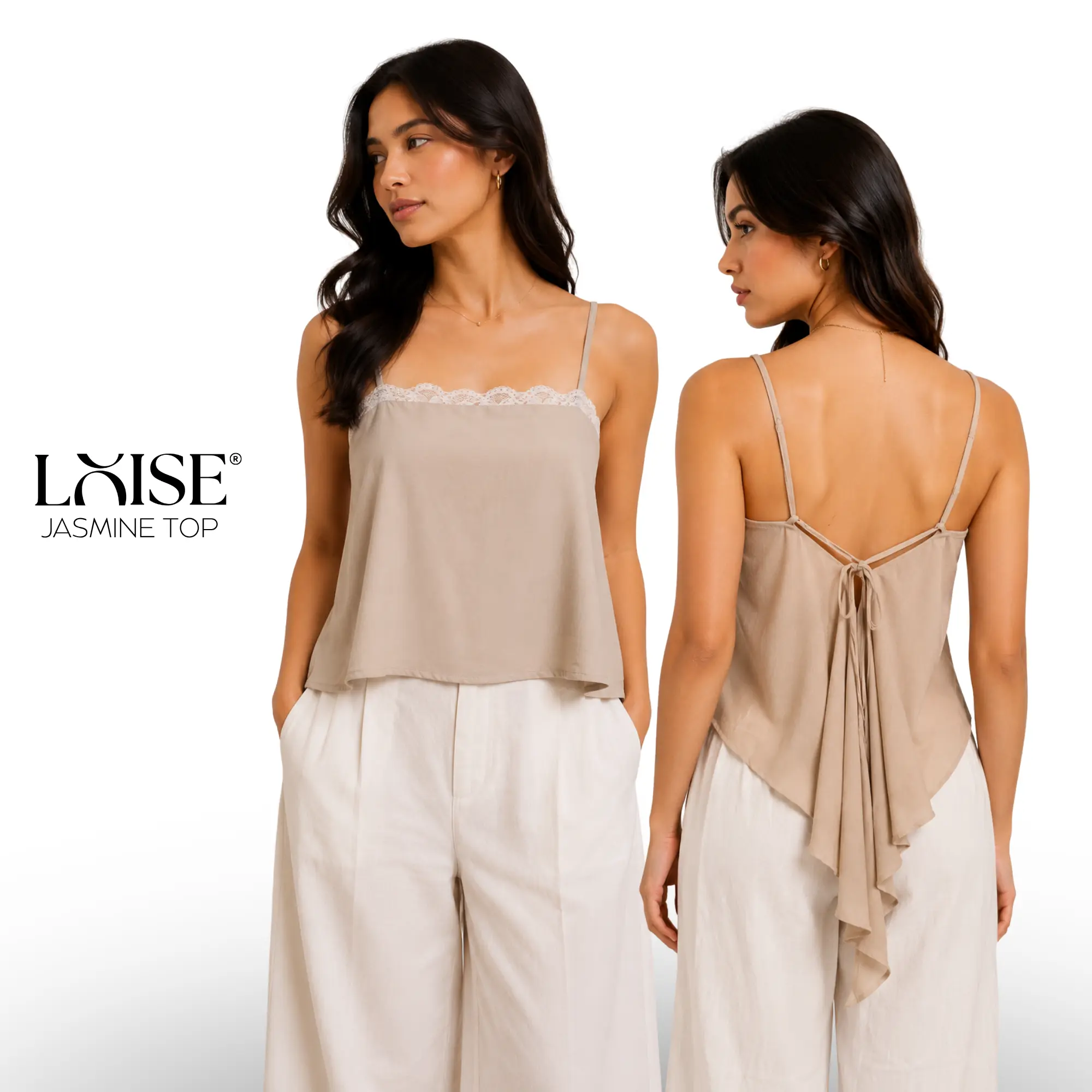 LOISE Jasmine プレミアム レディーストップス｜レース・軽量・上品なデザイン・調節可能