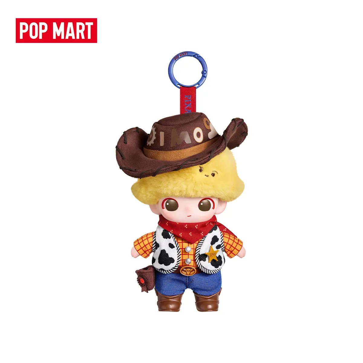 POP MART泡泡玛特DIMOO WORLD × PIXAR系列搪胶毛绒挂件盲盒