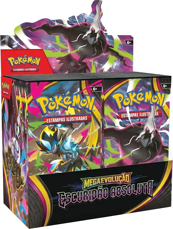 Caixa De Booster Escuridão Absoluta Pokemon Copag
