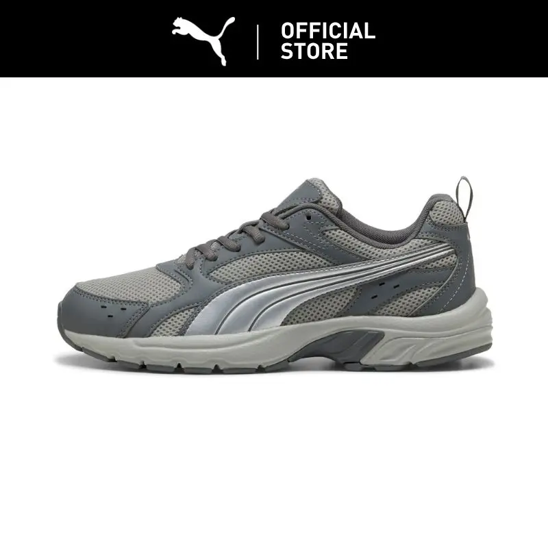 PUMA Milenio Tech Light ユニセックス スニーカー｜スモーキーグレー・PUMAシルバー・クールダークグレー