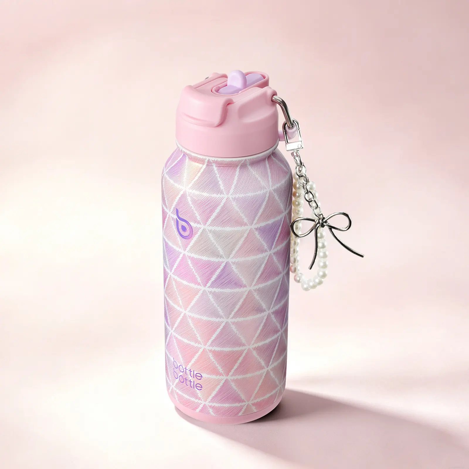 【粉丝限定新品15％优惠】BOTTLE BOTTLE 850mL不锈钢双层真空保温杯，直饮/吸管双用盖，含收纳套，可洗碗机清洗